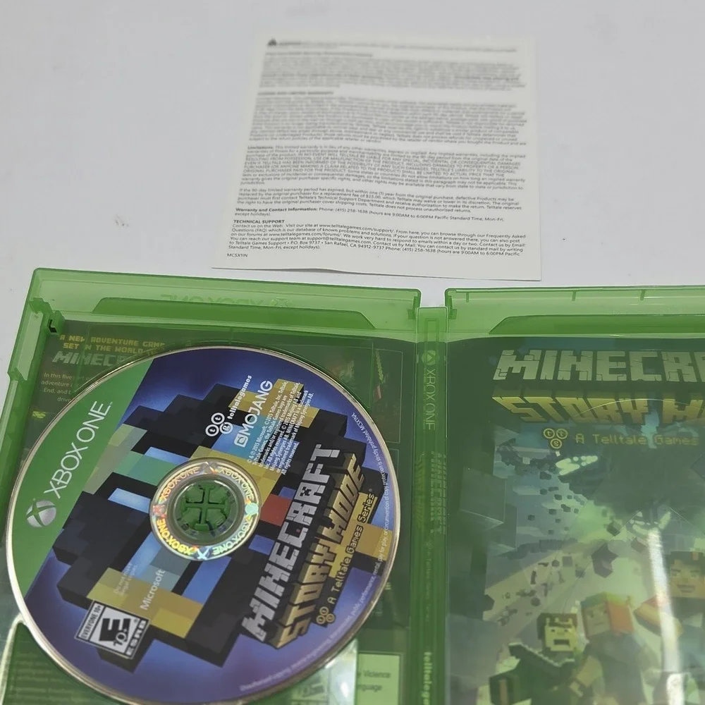 Minecraft Story Mode Season Pass Disc Xbox One 1 Telltale Games Video Game CIB